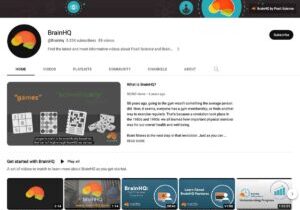 brainhq youtube page